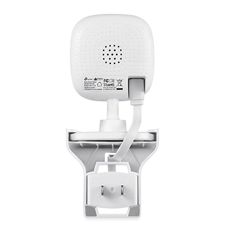 360 Degree AC Outlet Swivel Mount Compatible with Kasa Spot Indoor Camera Flexible Mounting Option for Your Home Security Camera NOT Compatible with Kasa Spot WireFree Camera