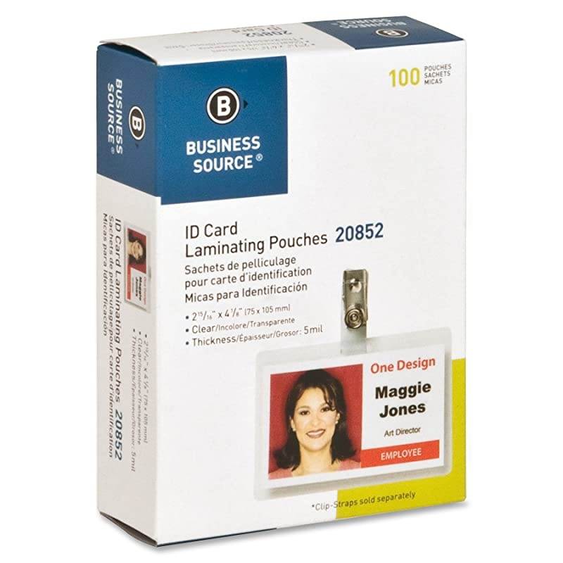 GovernmentSize Card Laminating Pouches Box of 100