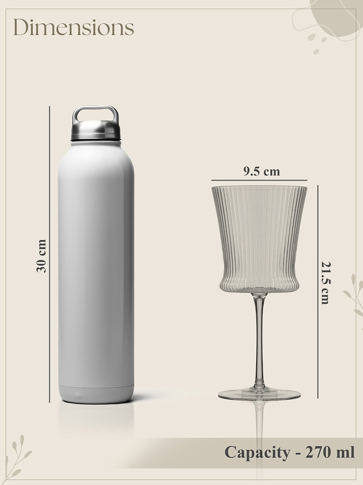 Trovea's Germany Stemmed Transparent Glass Wine Glass - Set of 4