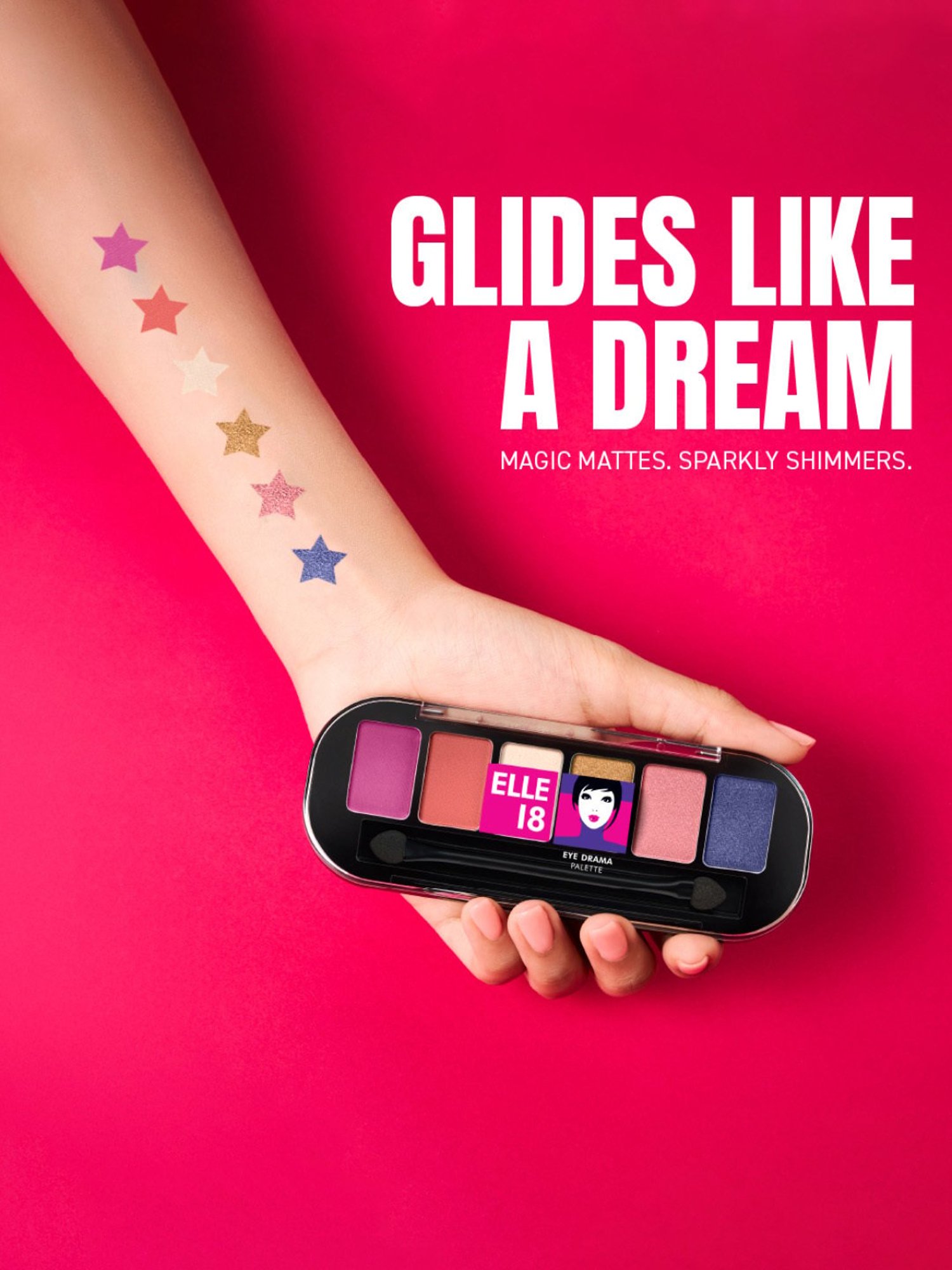 Elle 18 Eye Drama Palette Cheeky - 7 gm