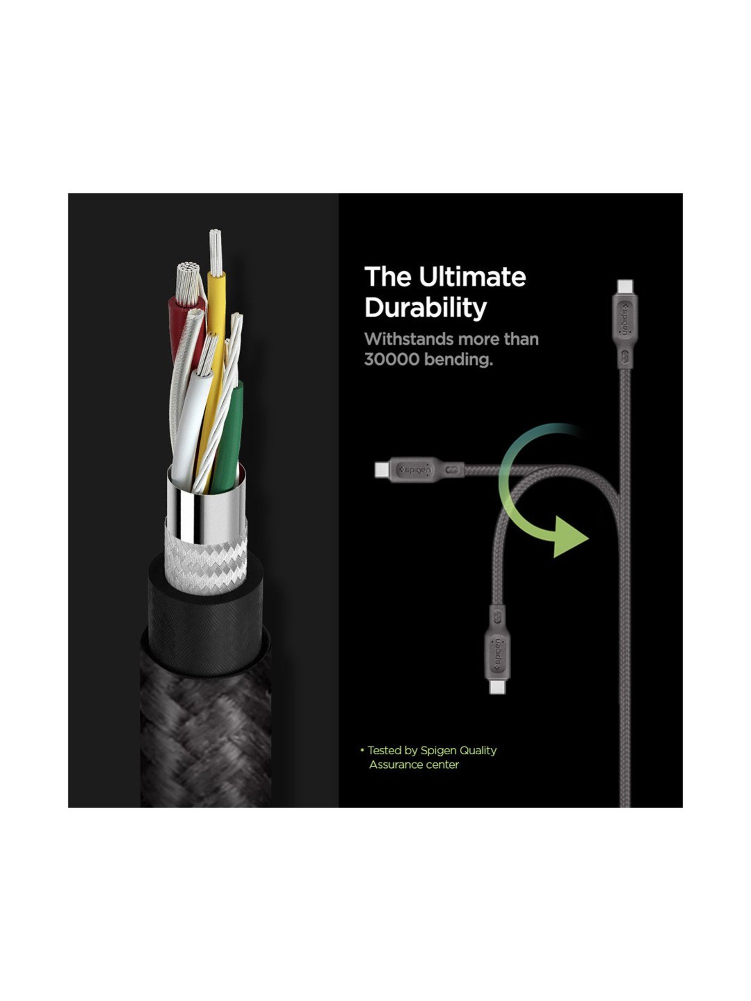 Spigen Essential C11C1 USB-C to USB-C 2.0 Cable (1.5m) - Gunmetal