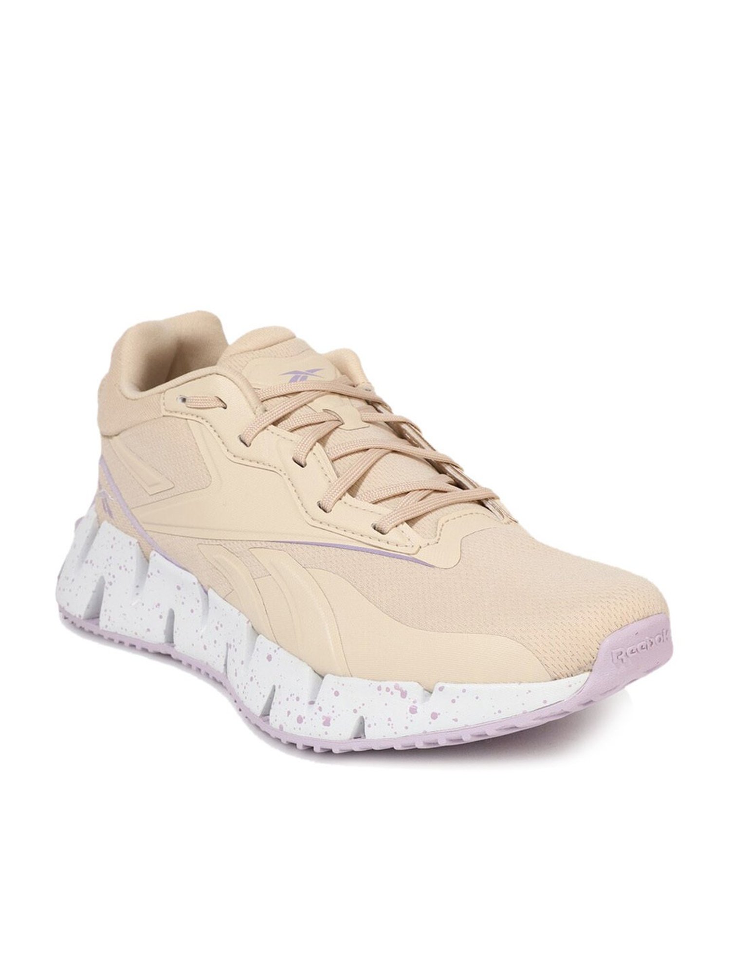 Reebok Women's Zig Dynamica 4 Beige Running Shoes