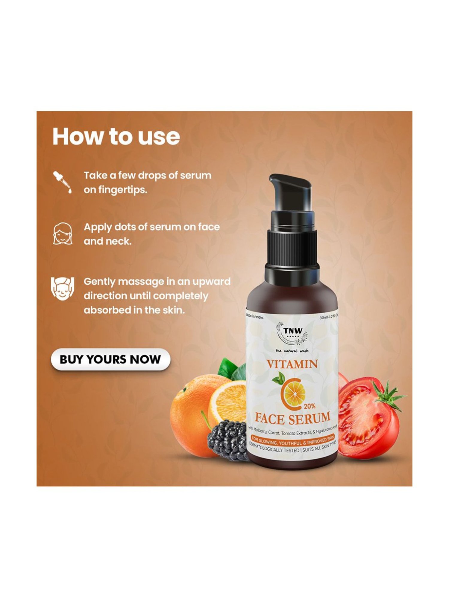 TNW-The Natural Wash Vitamin C Face Serum - 30 ml