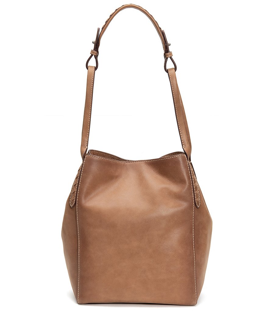 Frye Reed Magnetic Snap Leather Hobo Bag