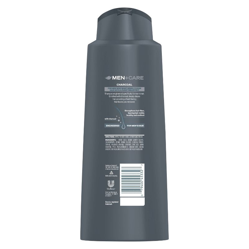 Dove Men+Care Charcoal Fortifying Shampoo - 20.4 fl oz