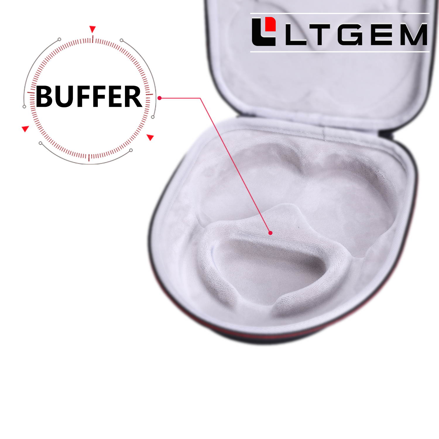 LTGEM Hard Case for Sennheiser PXC 550-II Wireless - CASE ONLY