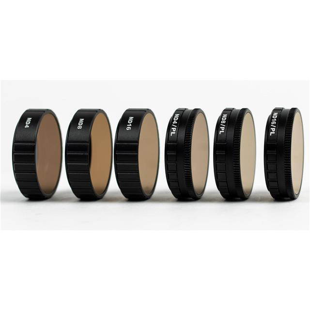 Tiffen 6-Filter Kit, Includes ND4, ND8, ND16, ND4/PL, ND8/PL & ND16/PL Filters