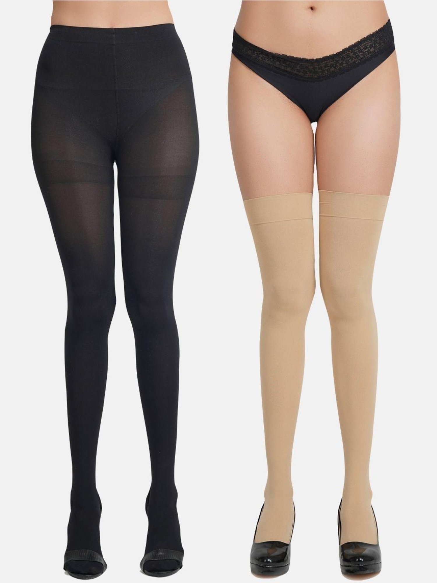 NEXT 2 SKIN Multicolor Stockings (Pack of 2)