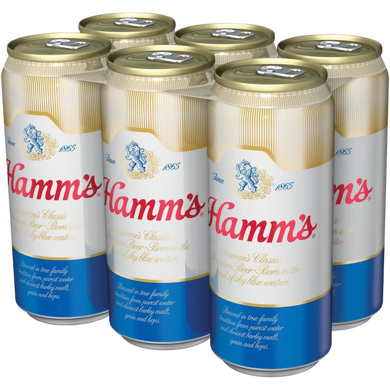 Hamms Beer - 6pk/16 fl oz Cans