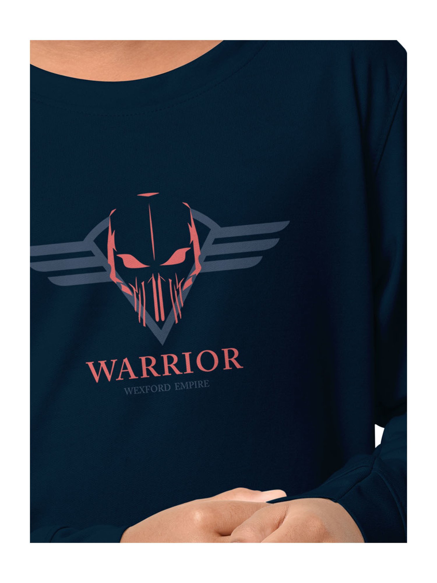 HELLCAT Pink & Blue Printed Full Sleeves T-Shirt (Pack Of 2)