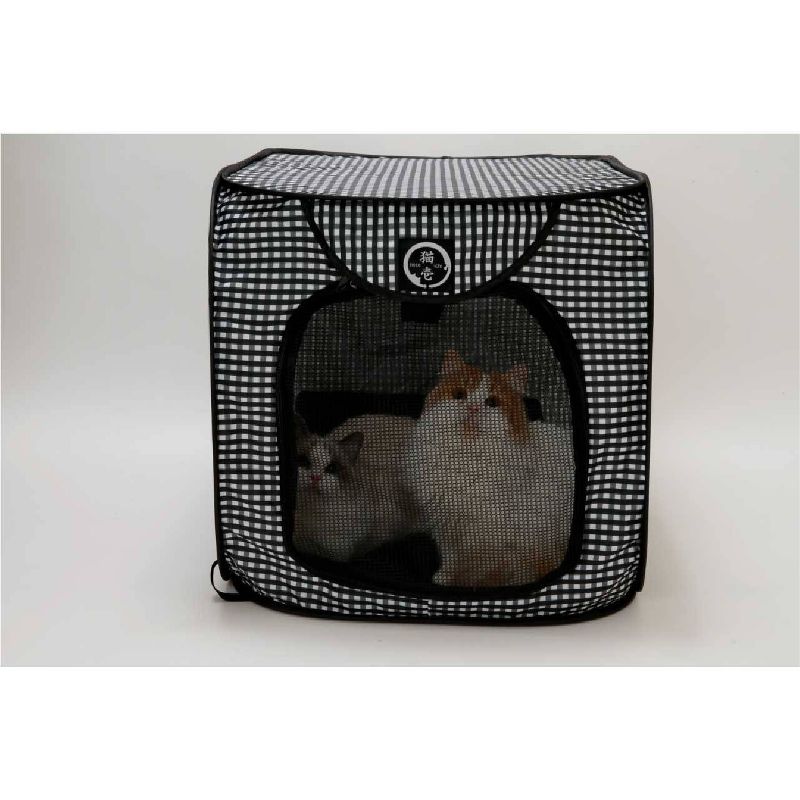 K&H Pet Products 3973 Extra Wide Outdoor Water Resistant Heated Kitty House with 2 Door Flaps Safe Escape For Feral and Outdoor Cats, Olive