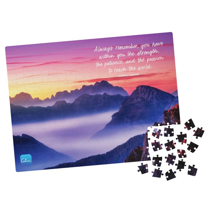 Spin Master Calm App: Foggy Mountains Jigsaw Puzzle - 300pc
