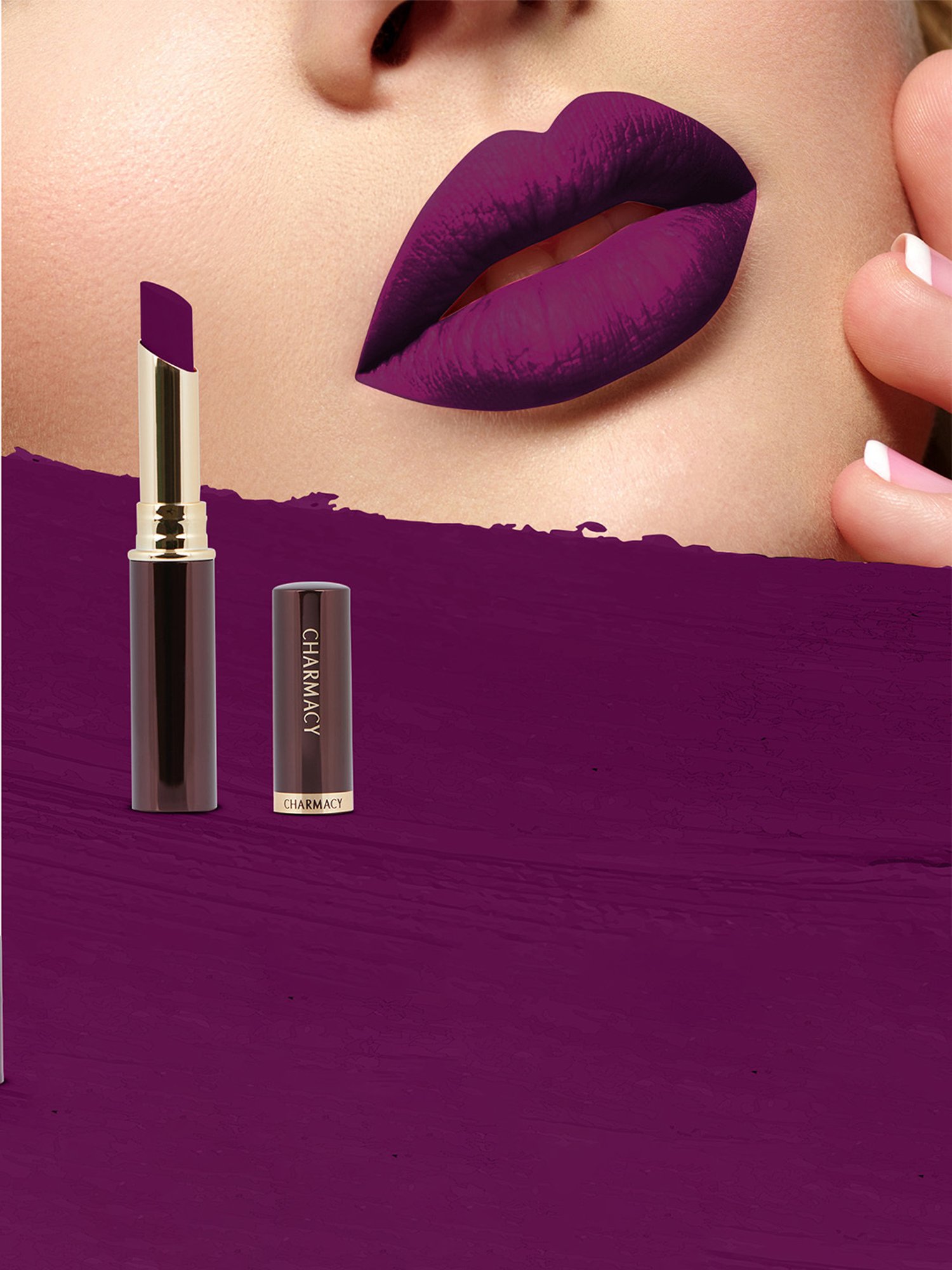 CHARMACY Milano Longstay Matte Lipstick 73 Smitten Kitten - 2.8 gm