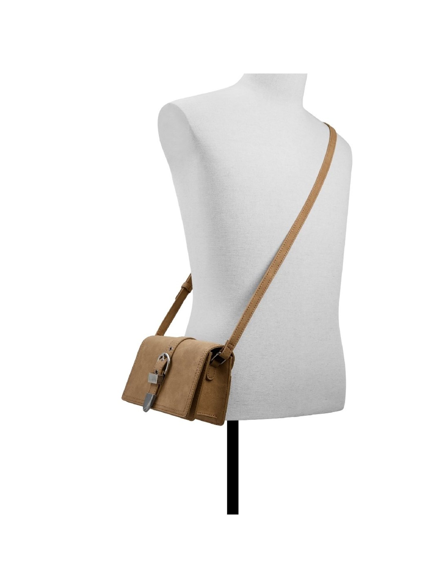 Call It Spring Beige Solid Small Sling Handbag