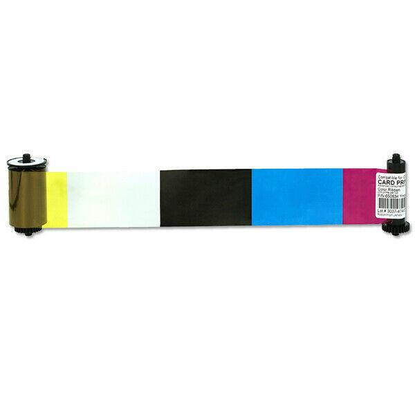 US 650634 YMCKO Color Ribbon For IDP Smart ID 30S 50S 50D 50L Printer 250 Prints