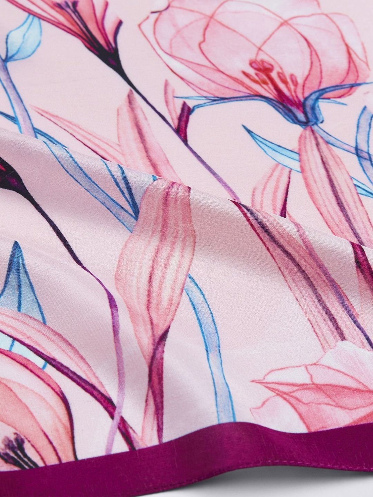 Navyasa by liva Pink Printed Scarf
