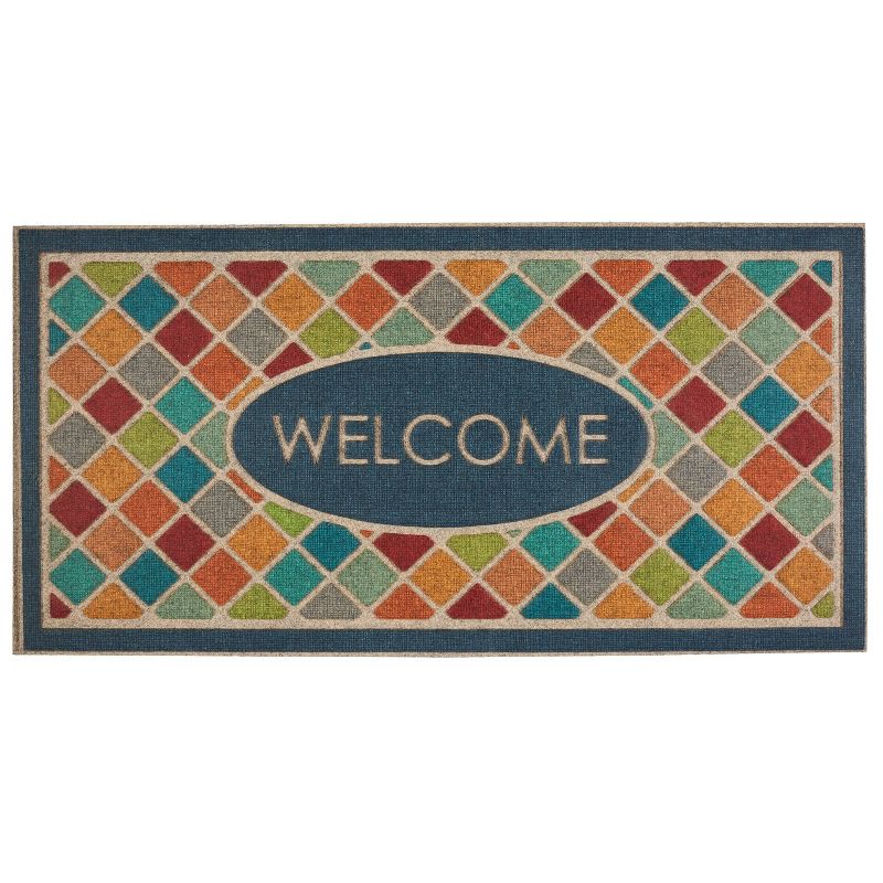 2'x4' Ornamental Entry Mat Crosshatch - Mohawk