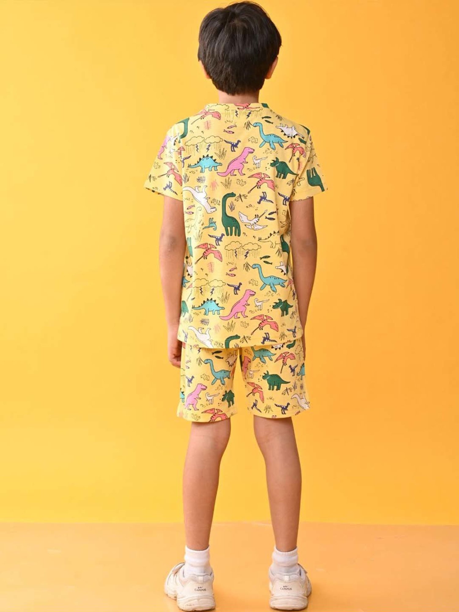 Nite Flite Boys Multicolor Cotton Printed T-Shirt & Pyjama