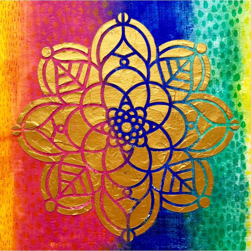 Faber-Castell Mixed Media Stencils - Mandala