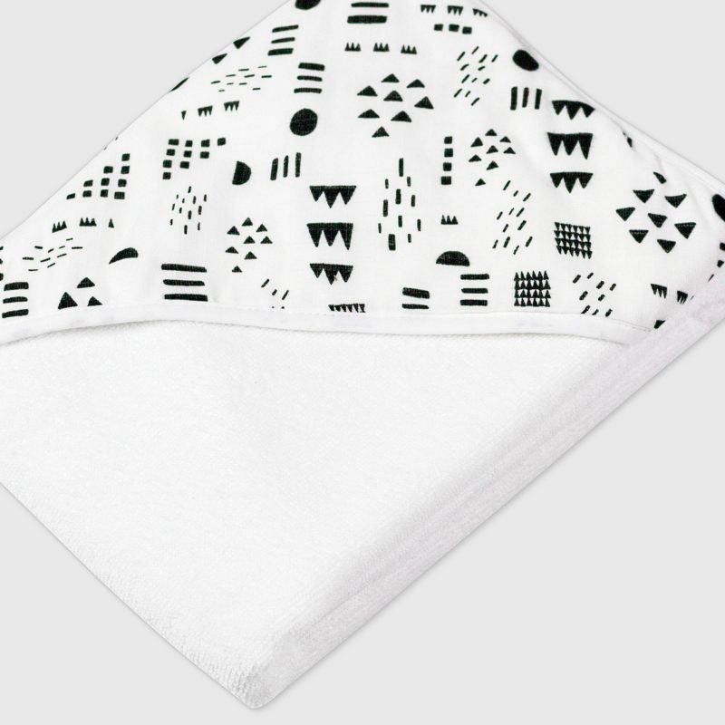 Honest Baby 3pc Organic Cotton Pattern Play Towel Set