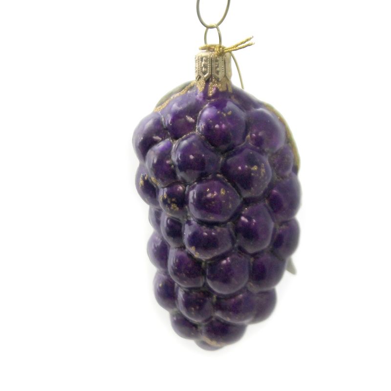 Holiday Ornaments 3.5" Purple Grape Fruit Woody Vine Jams  -  Tree Ornaments