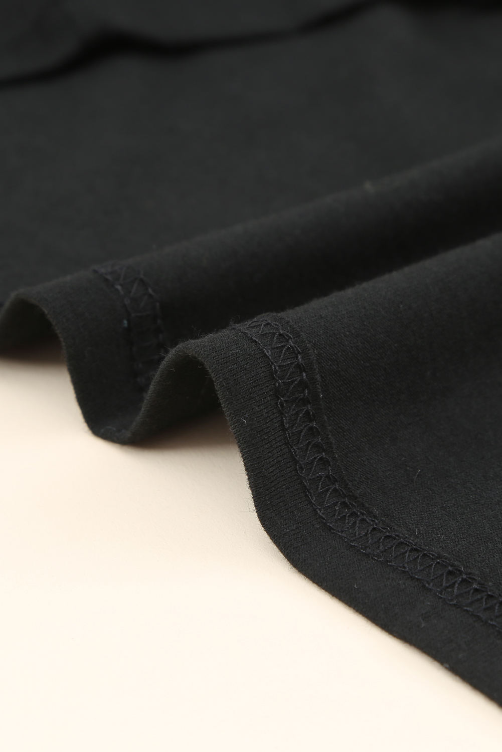 Blank Sweatshirt - Black Leopard Print Sleeve Long Sleeve Top Customized