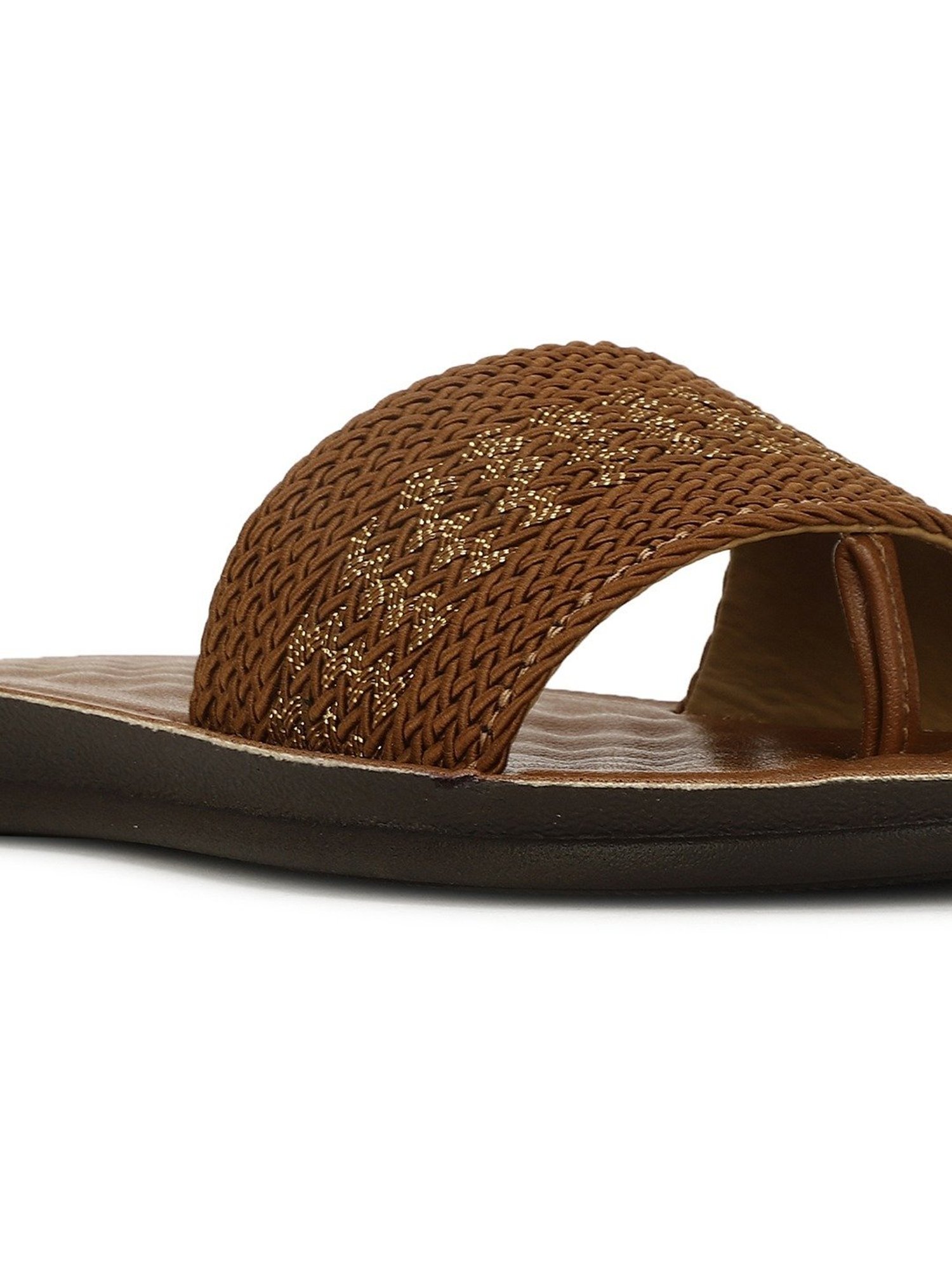 Bata Women's Moody Brown Thong Sandals