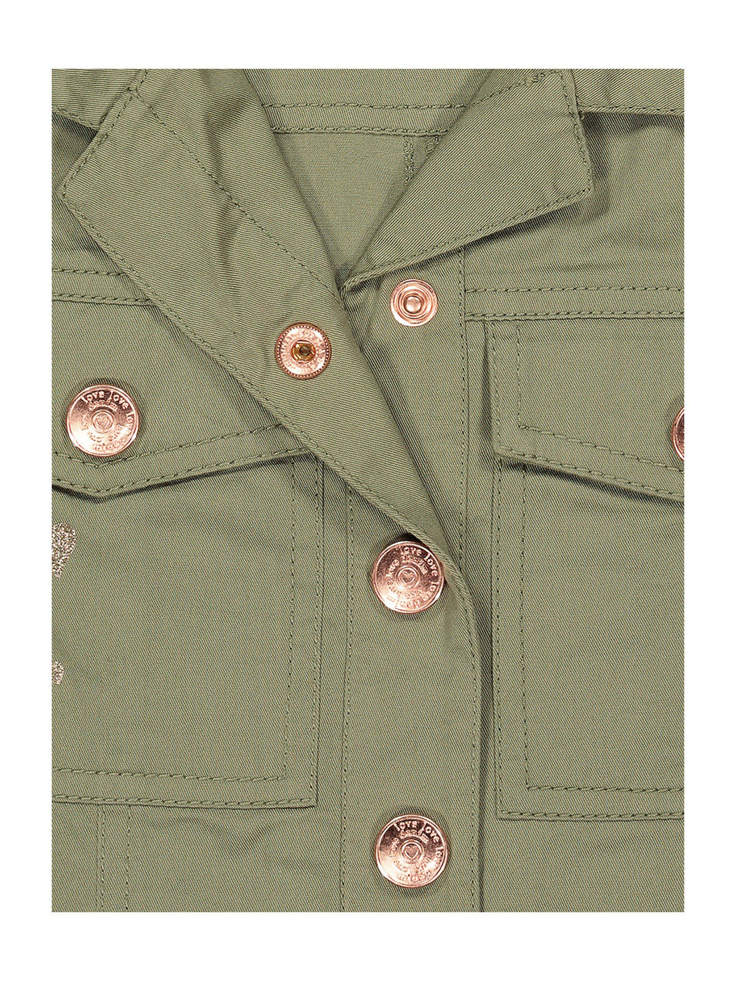 Mothercare Kids Olive Printed Full Sleeves Jacket