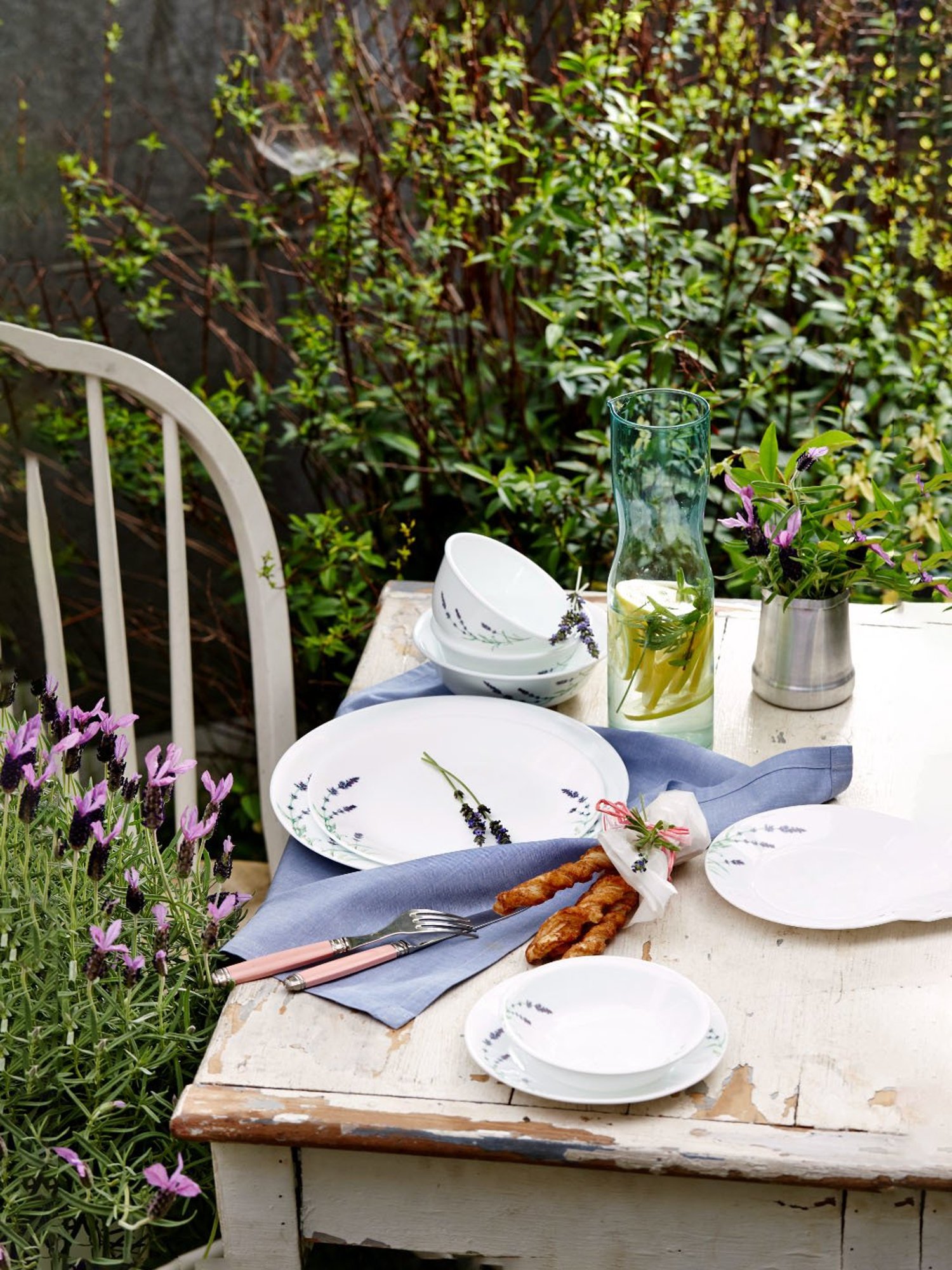 Corelle Asia Lavender Garden 17cm Small Plate Pack of 6