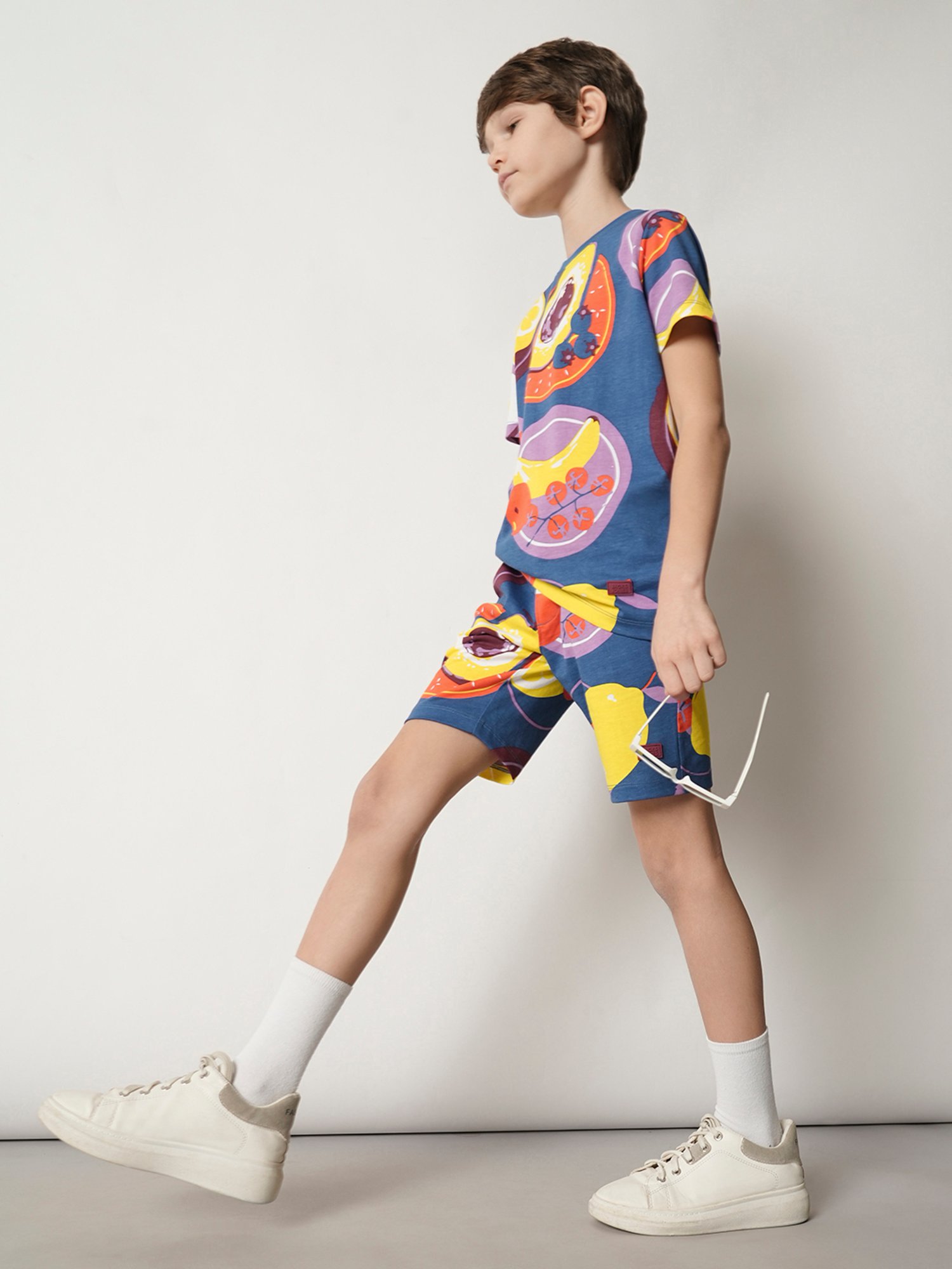 Jack & Jones Junior Violet Printed Shorts