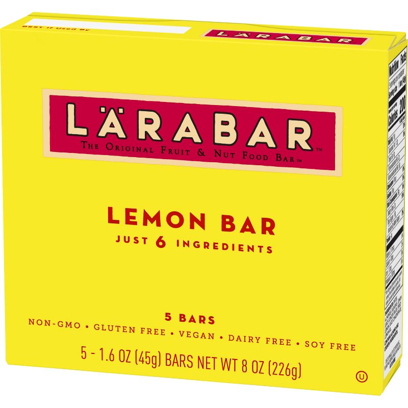 Larabar Lemon Bar Nutrition Bar - 5ct