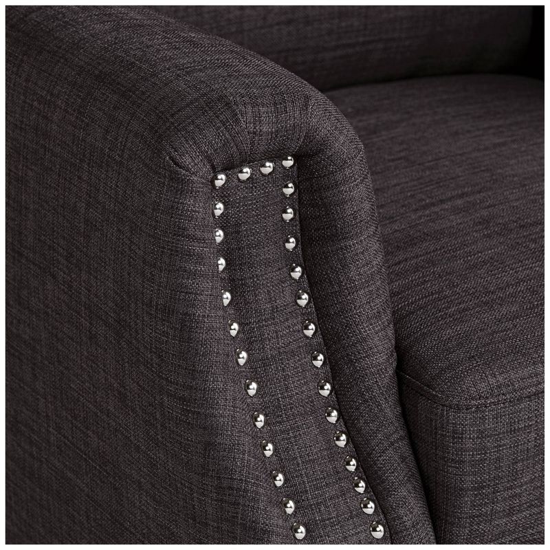 Studio 55D Romeo Heirloom Charcoal 3-Way Recliner Chair