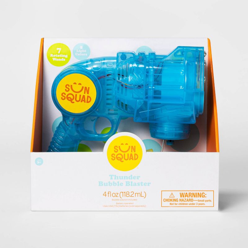 Thunder Bubble Blaster Blue - Sun Squad™