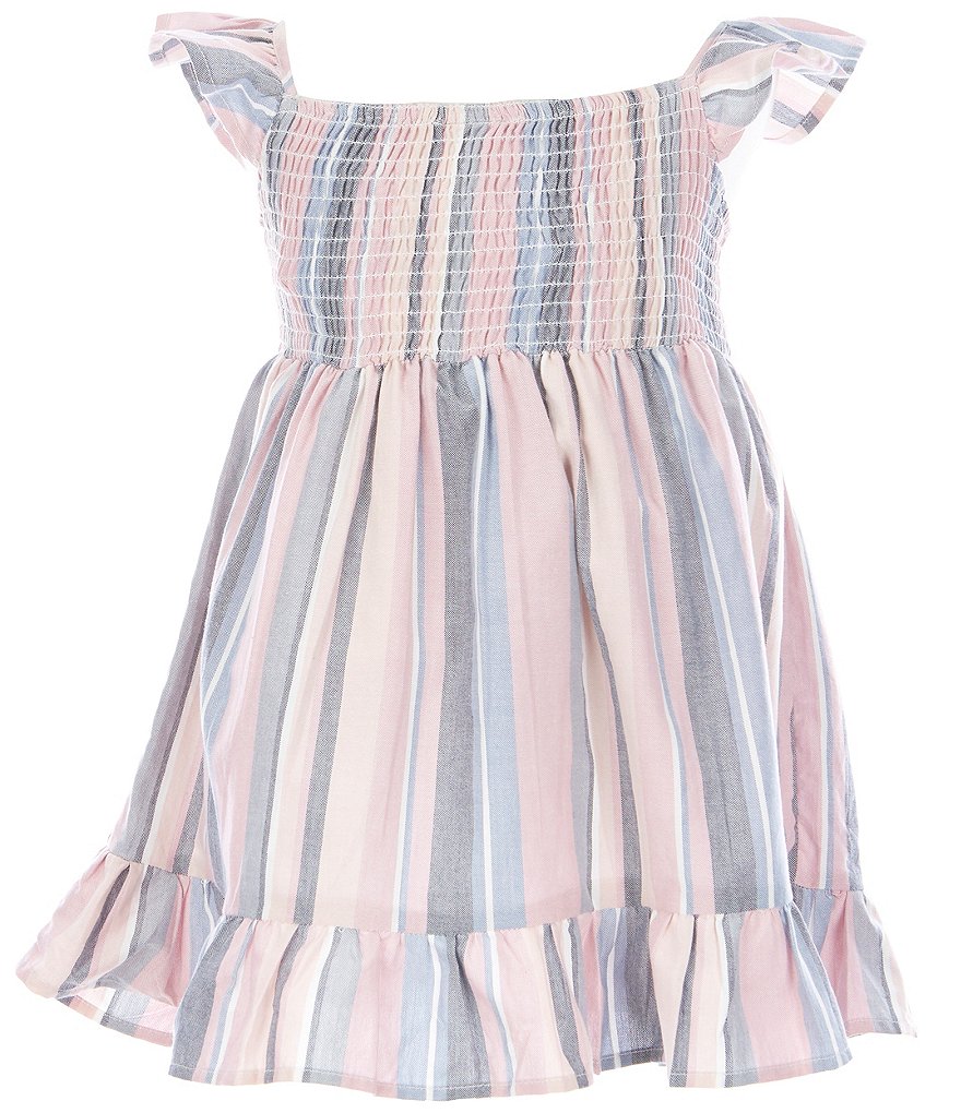 GB GB Girls Little Girls 2T-6X Floral Tiered A-Line Dress