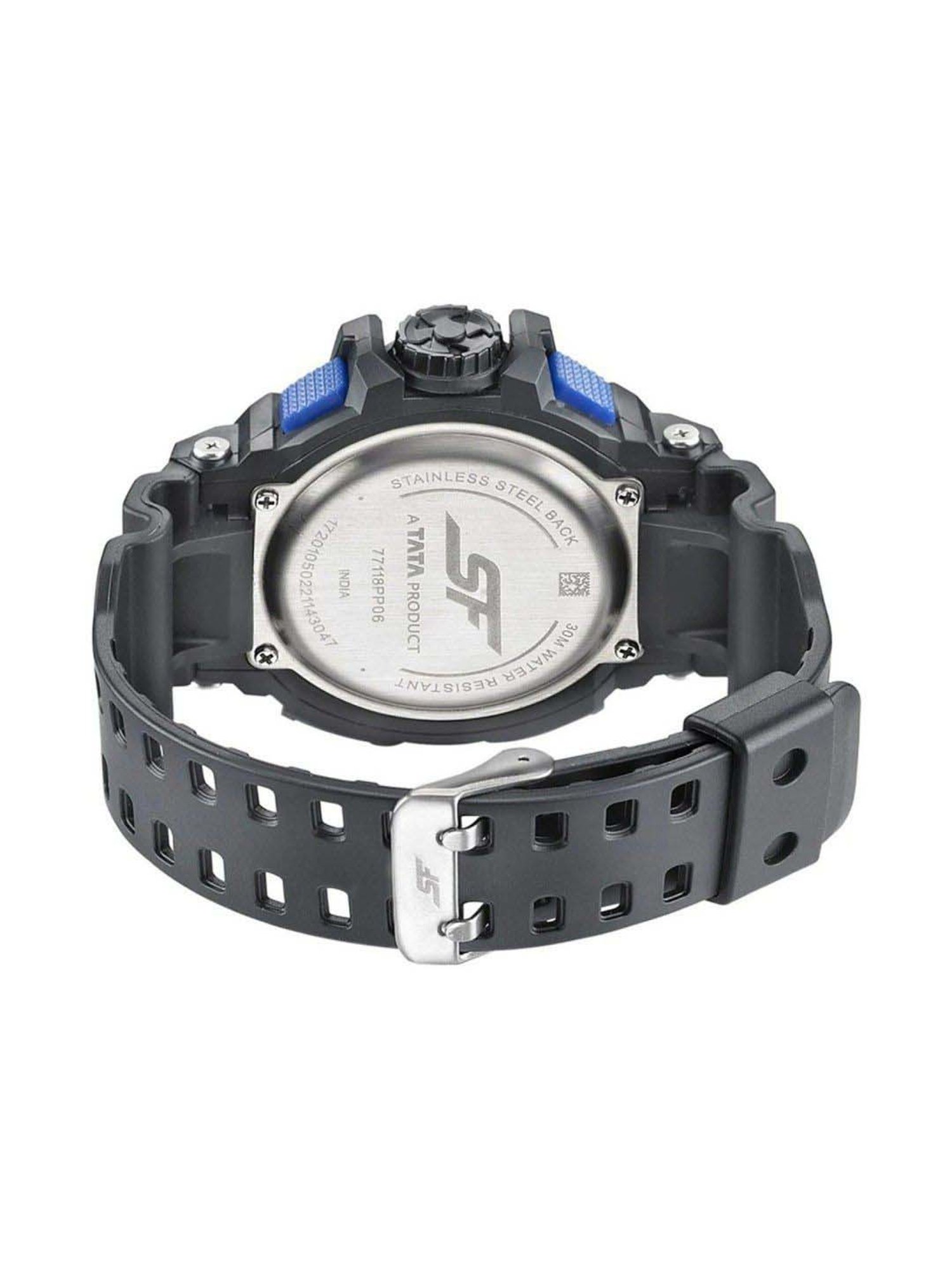 Sonata SF NS77118PP06W Analog-Digital Watch for Men