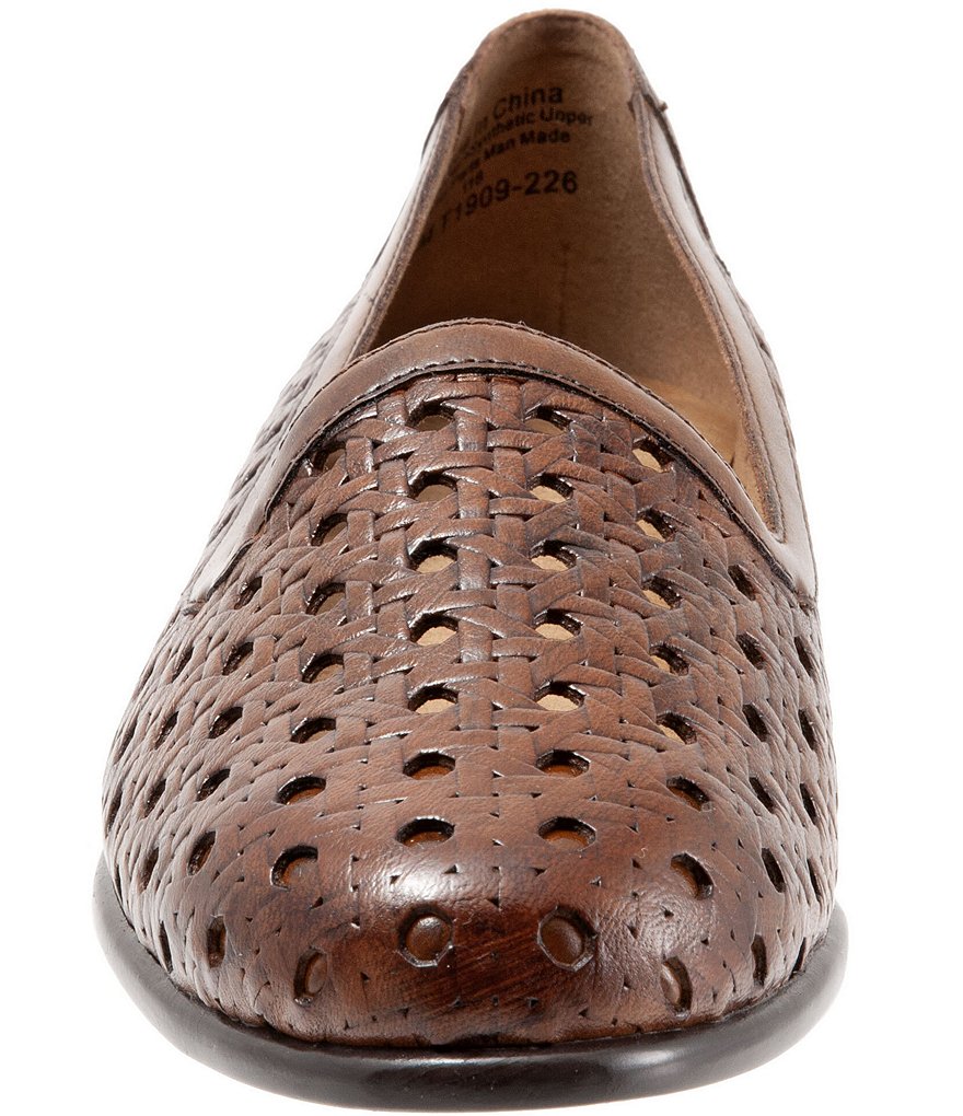 Trotters Liz Woven Leather Loafers