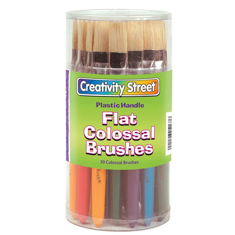 Chenille Kraft 30 Flat Stubby Paint Brushes