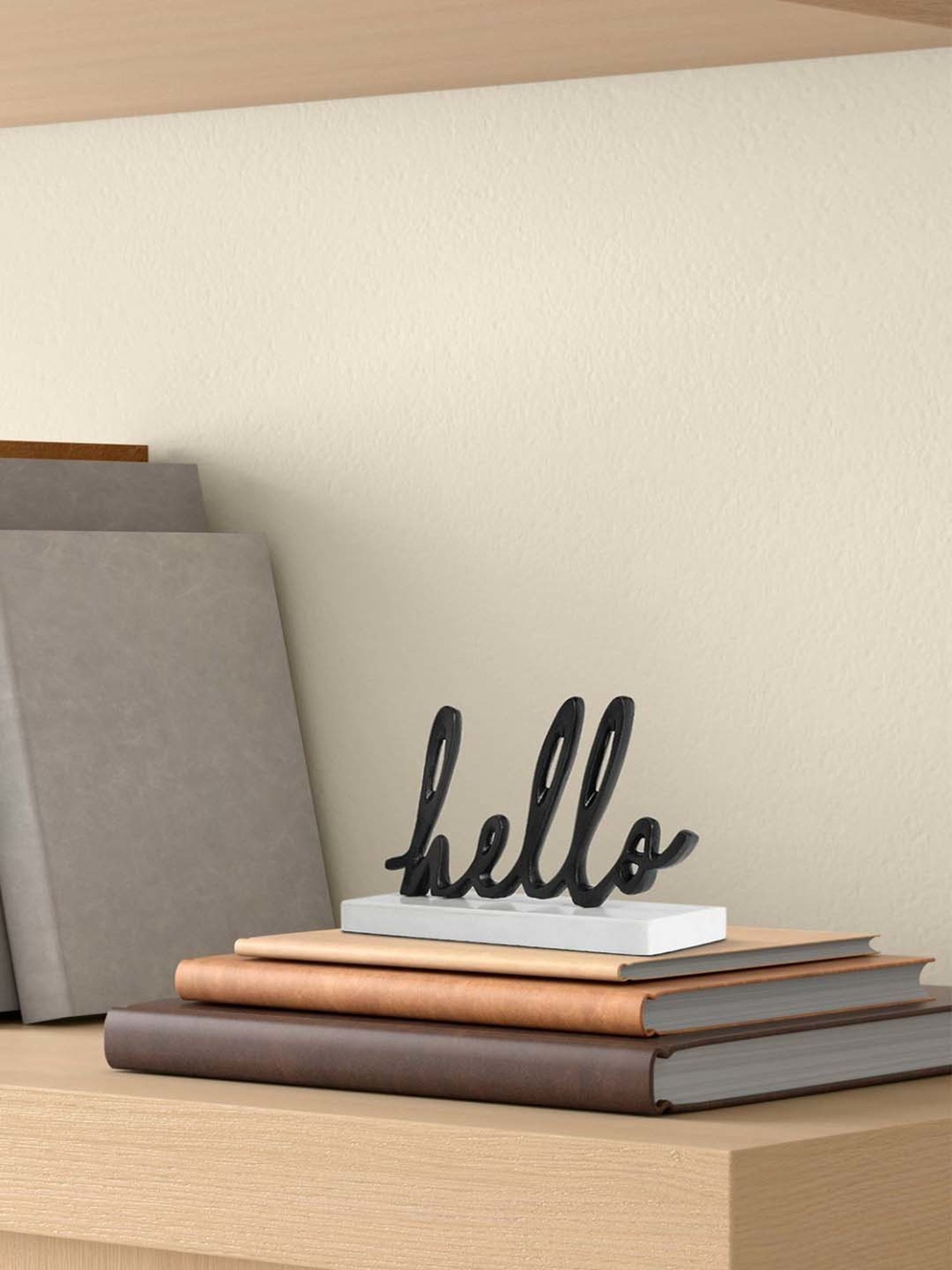 Living Scapes by Pantaloons Black Aluminium Figurine