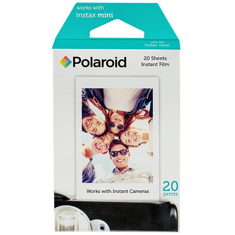 Instant Film 60 Sheets 6 x Instant Film 10 Shots per Pack + 10 Hanging Picture Frames + 60 Sticker Frames Accessory Bundle Designed for use with Fuji Instax Mini amp PIC 300 Cameras PIF300