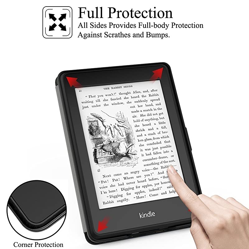 Kindle Paperwhite Case,  PU Leather Flip Case Stand Flexible Magnet with [Auto Wake/Sleep] Smart Protective Case for  Kindle Paperwhite (Fits All 2012, 2013, 2015 Versions)(Pattern2)