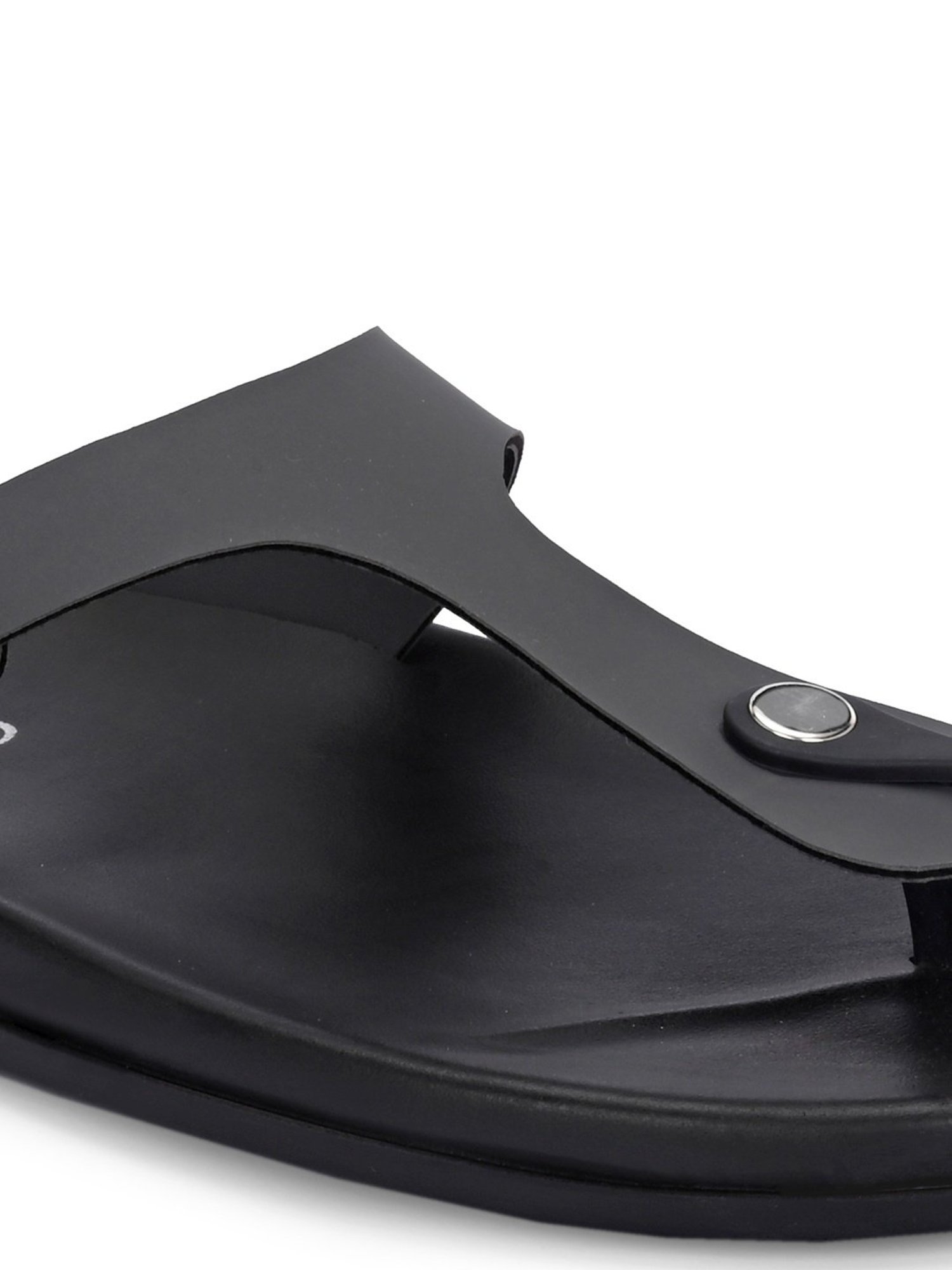 Hoversole Men's Grey T-Strap Sandals