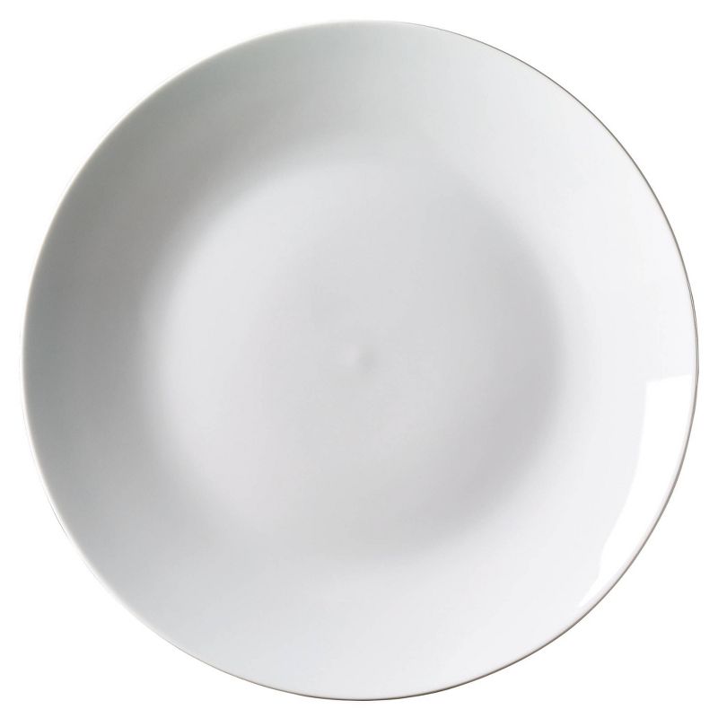 10.5" 10pk Porcelain Round Catering Coupe Dinner Plates White - Tabletops Gallery