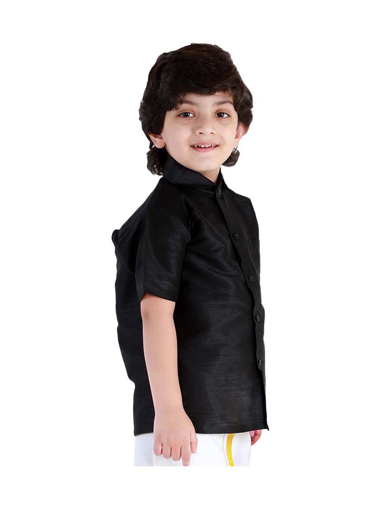 KISAH Kids Multicolor Cotton Printed Full Sleeves Kurta