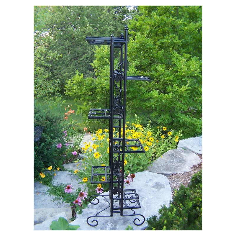 22" Oakland Rectangular Plant Stand - Black