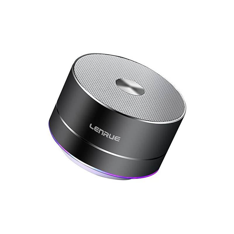 Portable Wireless Bluetooth Speaker with BuiltinMicHandsfree CallAUX LineTF CardHD Sound and Bass for iPhone Ipad Android Smartphone and More