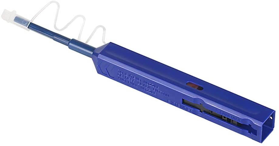 Fiber Optic CleanerOnlySimple 1.25mm Ferrules LC/MU Fiber Optic Cleaning Pen FTTH Connector Cleaning Tools with 800+ Times