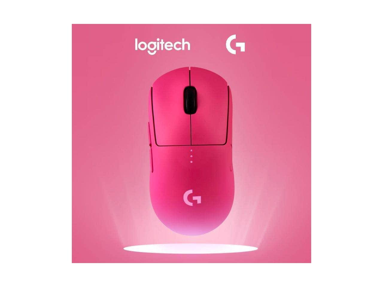 Logitech G Pro Wireless Gaming Mouse,With Esports Grade Performance LIGHTSPEED Wireless HERO 16K Sensor, Pink(limited edition)