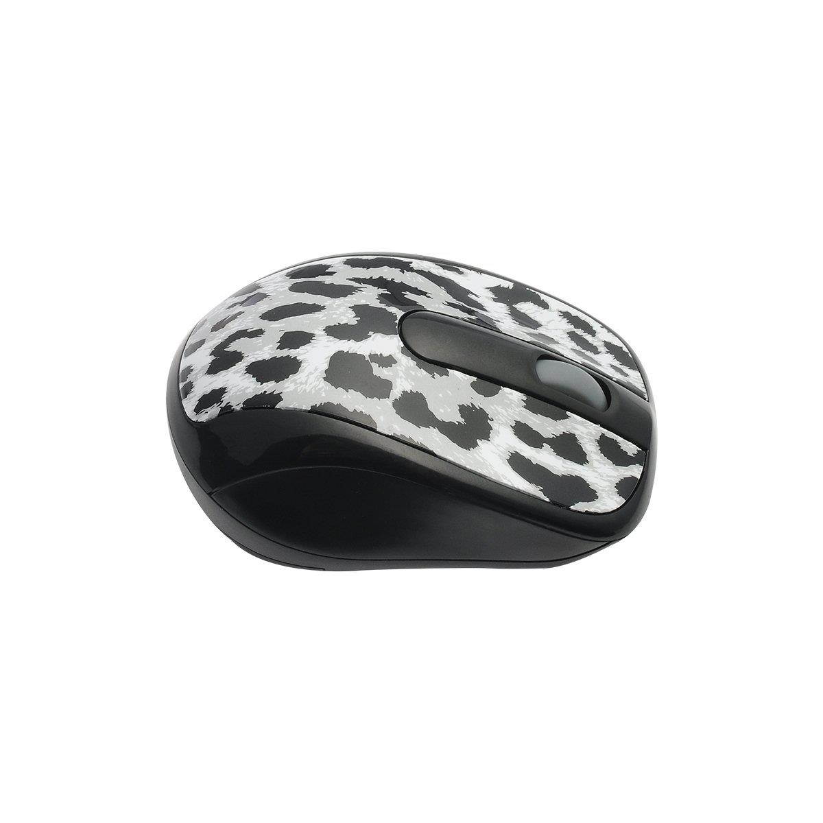 Gear Head Wireless Optical Nano Mouse, Snow Leopard (MP2120SNL)
