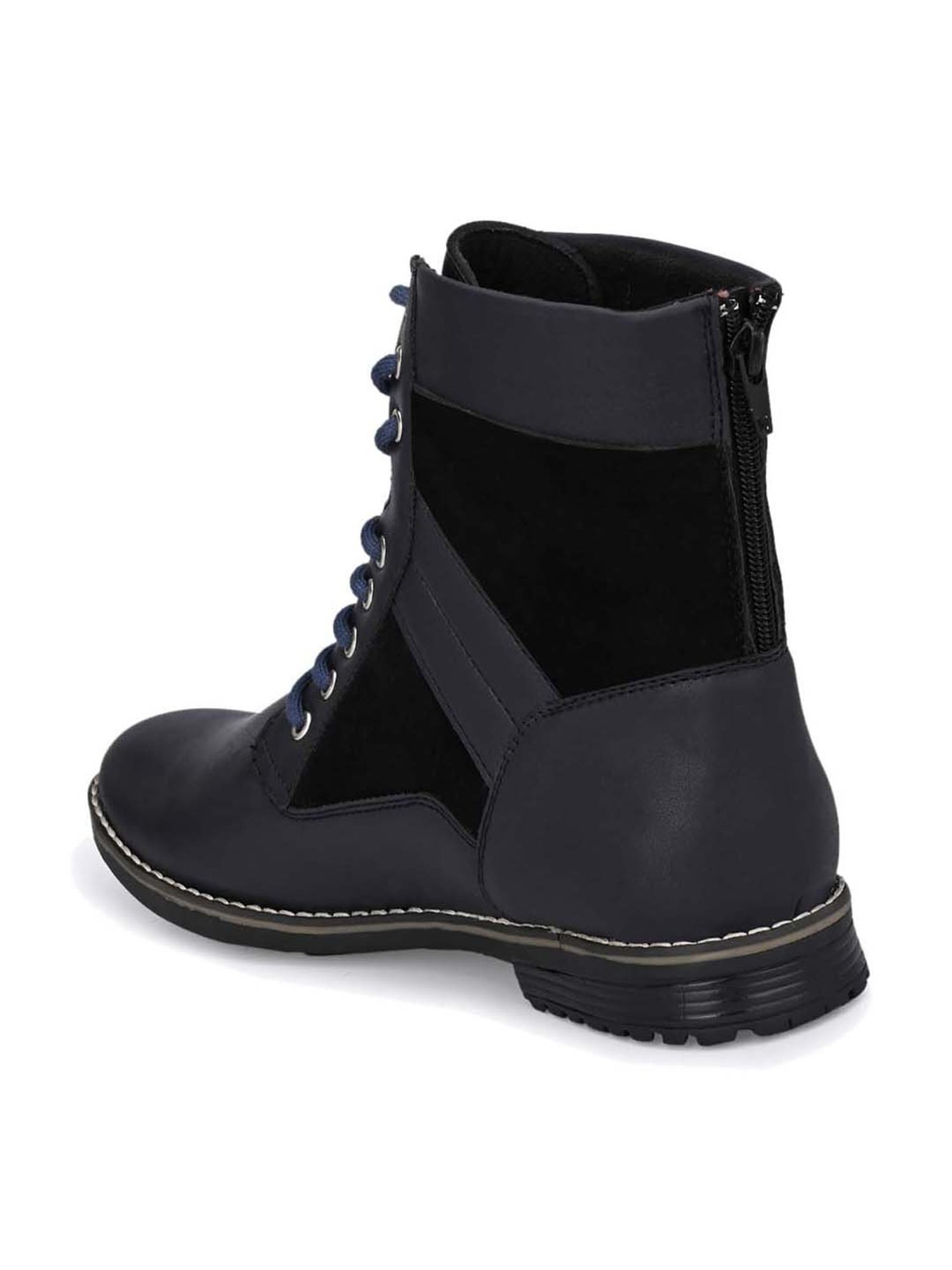 El Paso Men's Black Casual Boots