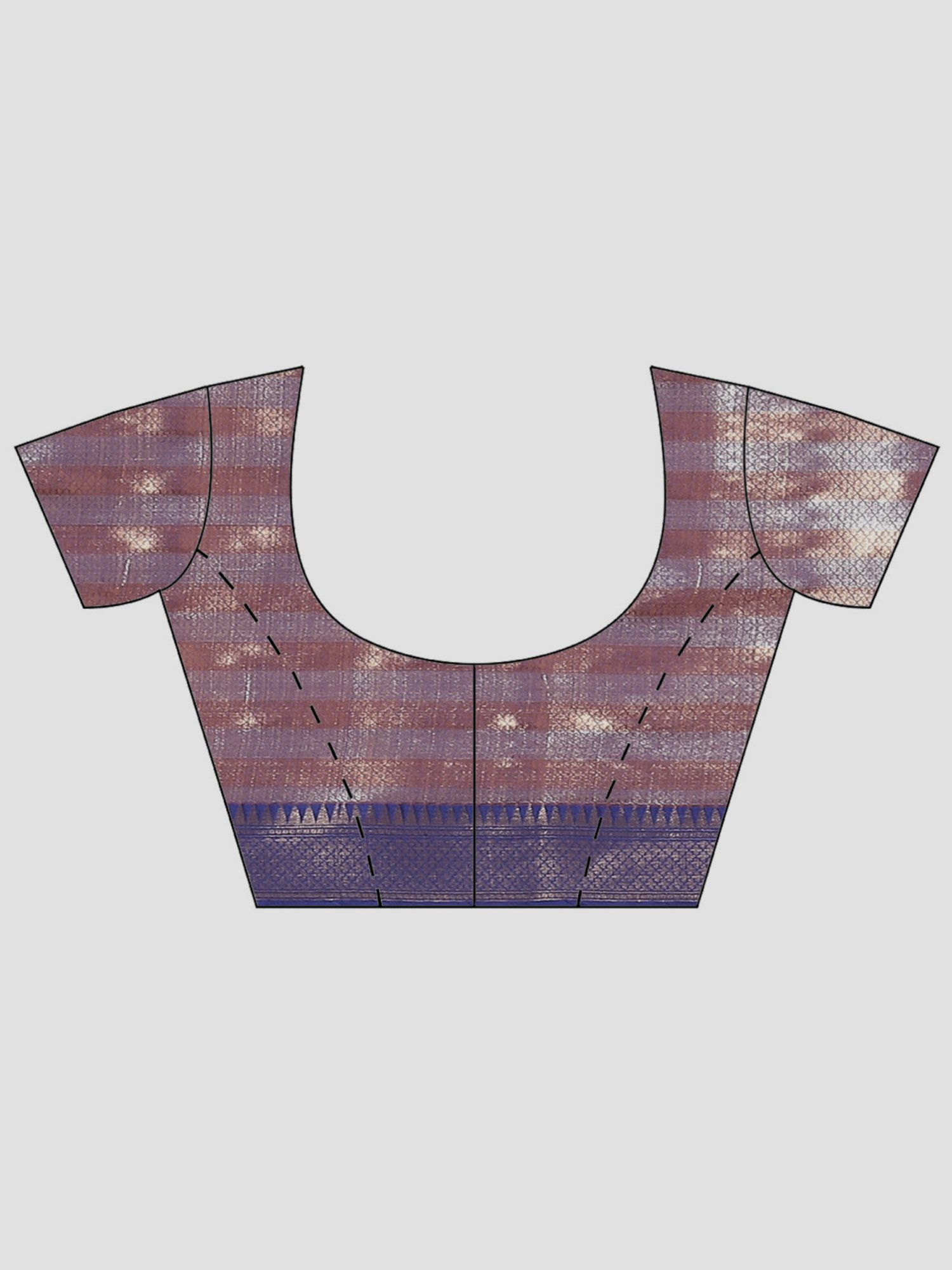 Banarasi Silk Works Orange Woven Saree With Unstitched Blouse